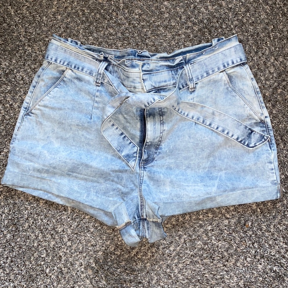 Express Shortie Super High Rise Shorts